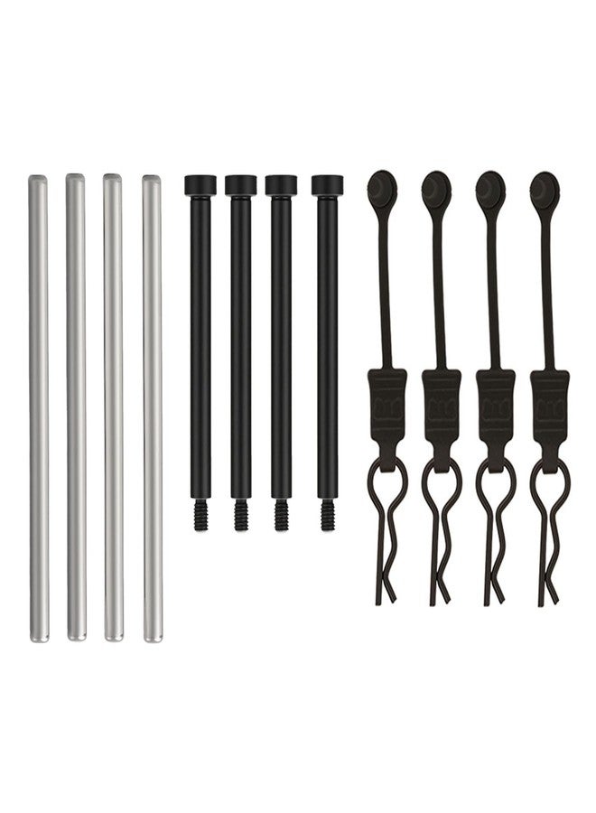 Mesimsple Suspension Arms Screw Pins 4x67.5mm Hinge Pins & Body Clips for 1/7 Infraction Felony Limitless Mojave 1/8 Typhon Kraton Outcast Talion Notorious 6S BLX EXB - Image 1